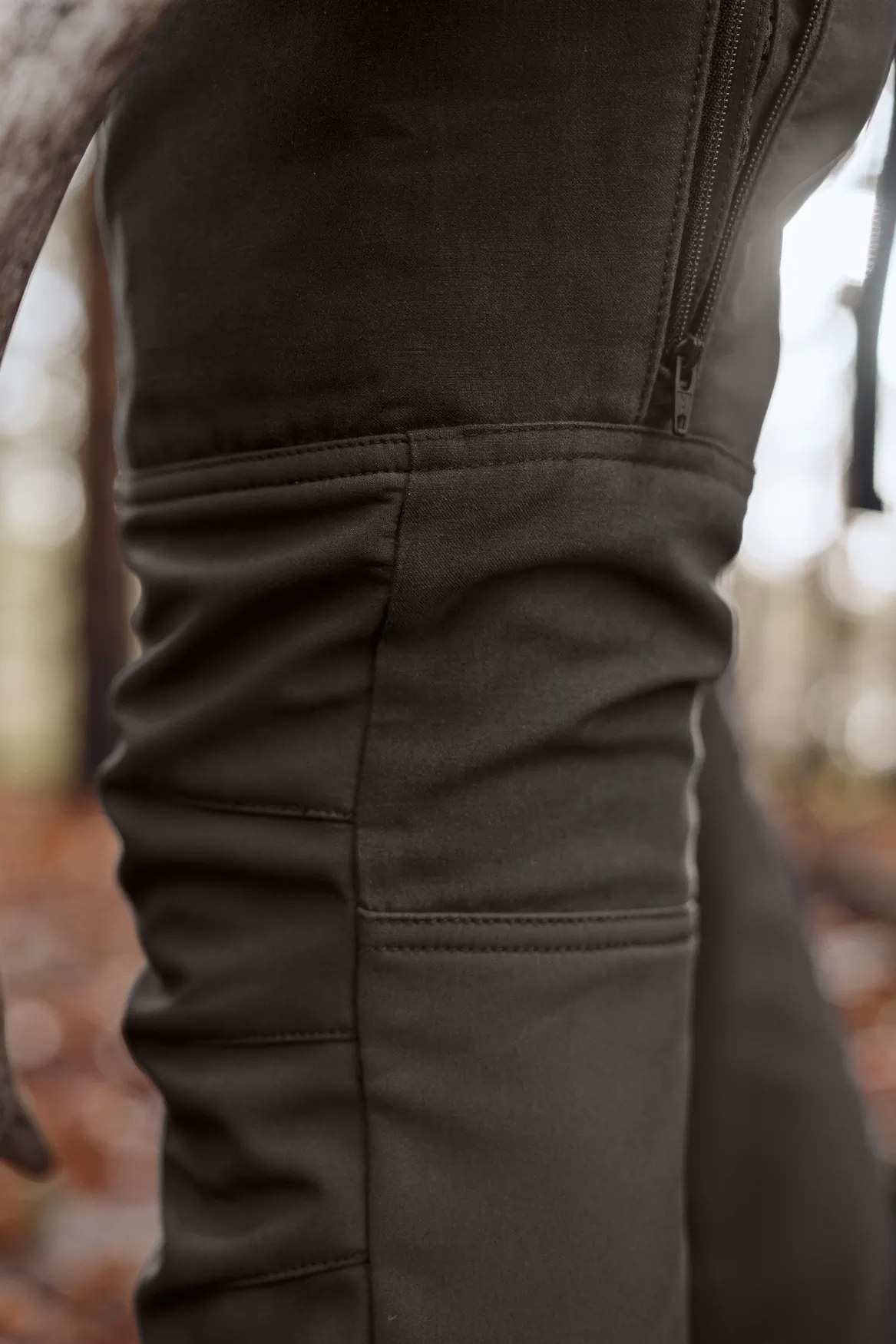 HARKILA Scandinavian Trousers - Womens - Shadow Brown / Deep Brown - Image 4