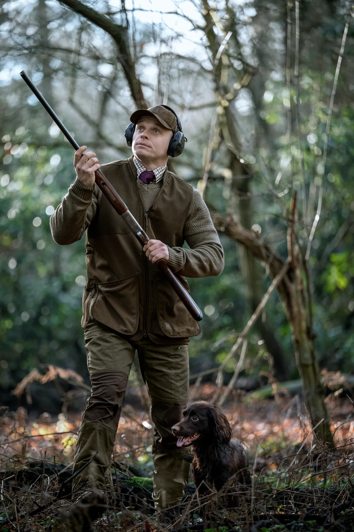 HARKILA Skye Shooting Waistcoat - Mens - Willow Green / Shadow Brown - Image 8