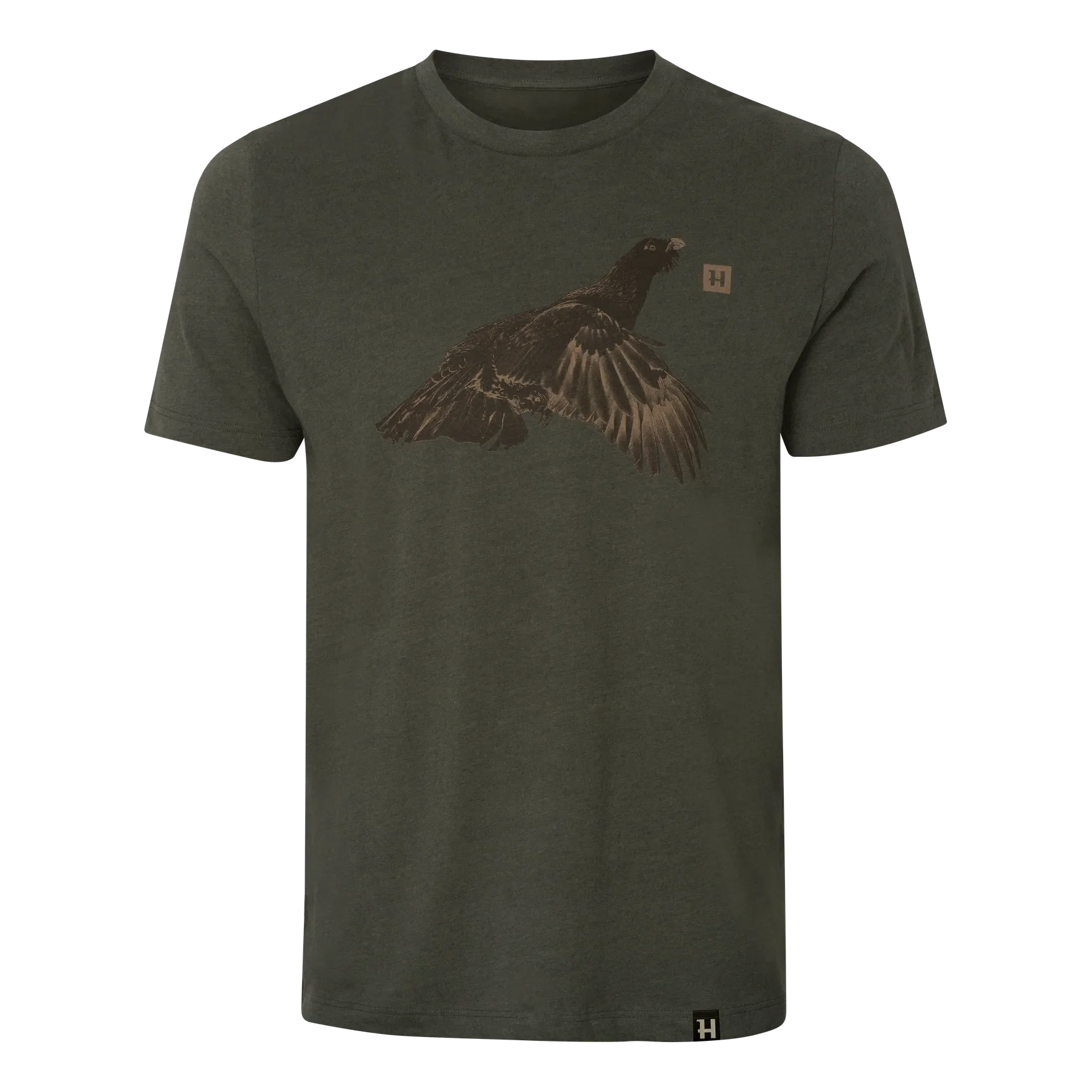HARKILA Topp T-Shirt - Mens - Forest Night Grouse