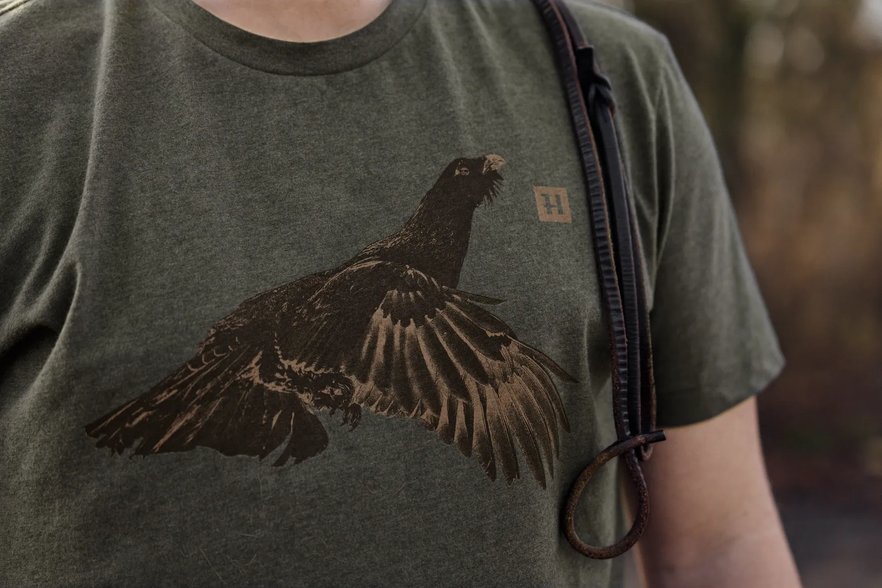 HARKILA Topp T-Shirt - Mens - Forest Night Grouse - Image 5