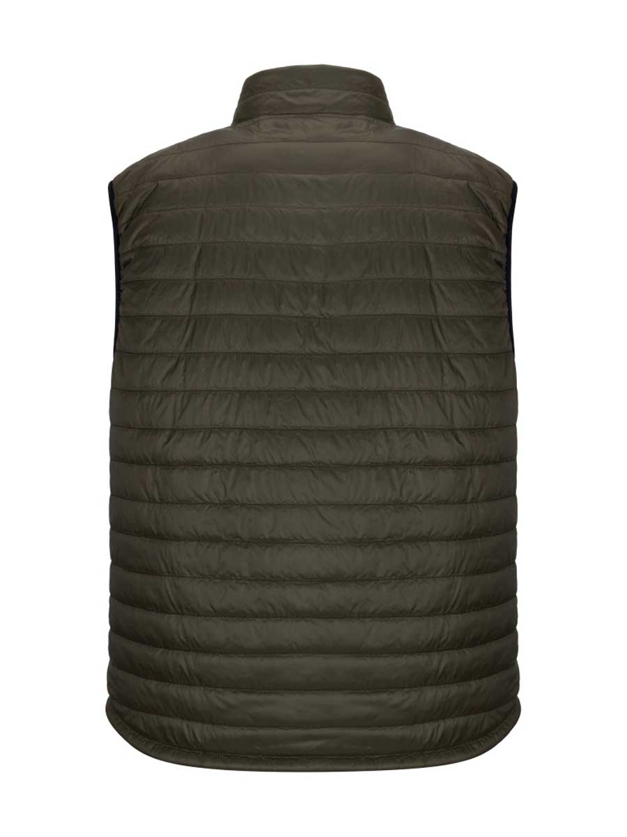 HOGGS OF FIFE Kingston Rip-Stop Gilet - Mens - Olive / Merlot - Image 3