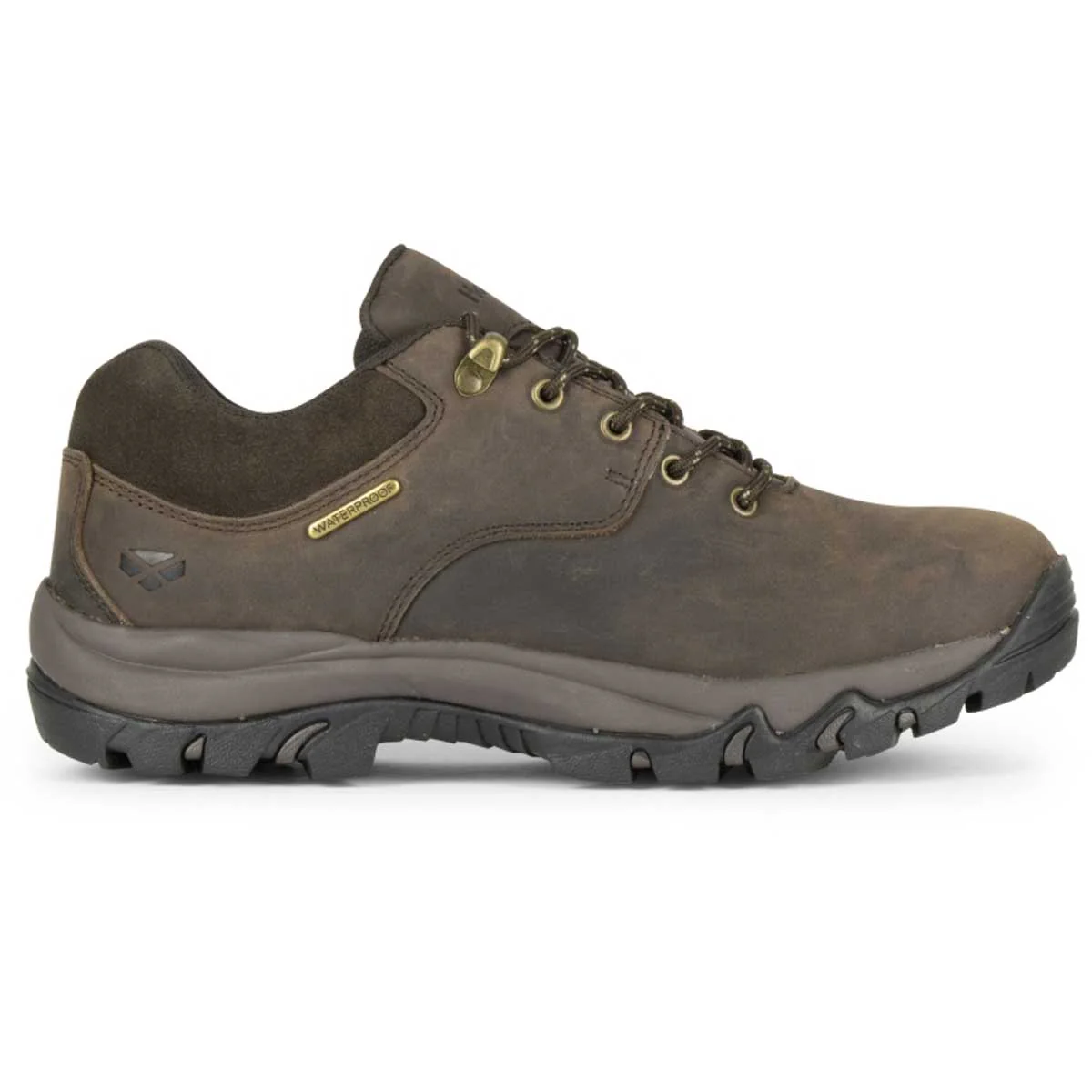 HOGGS OF FIFE Torridon Waxy Leather W/P Trek Shoes - Brown - Image 3
