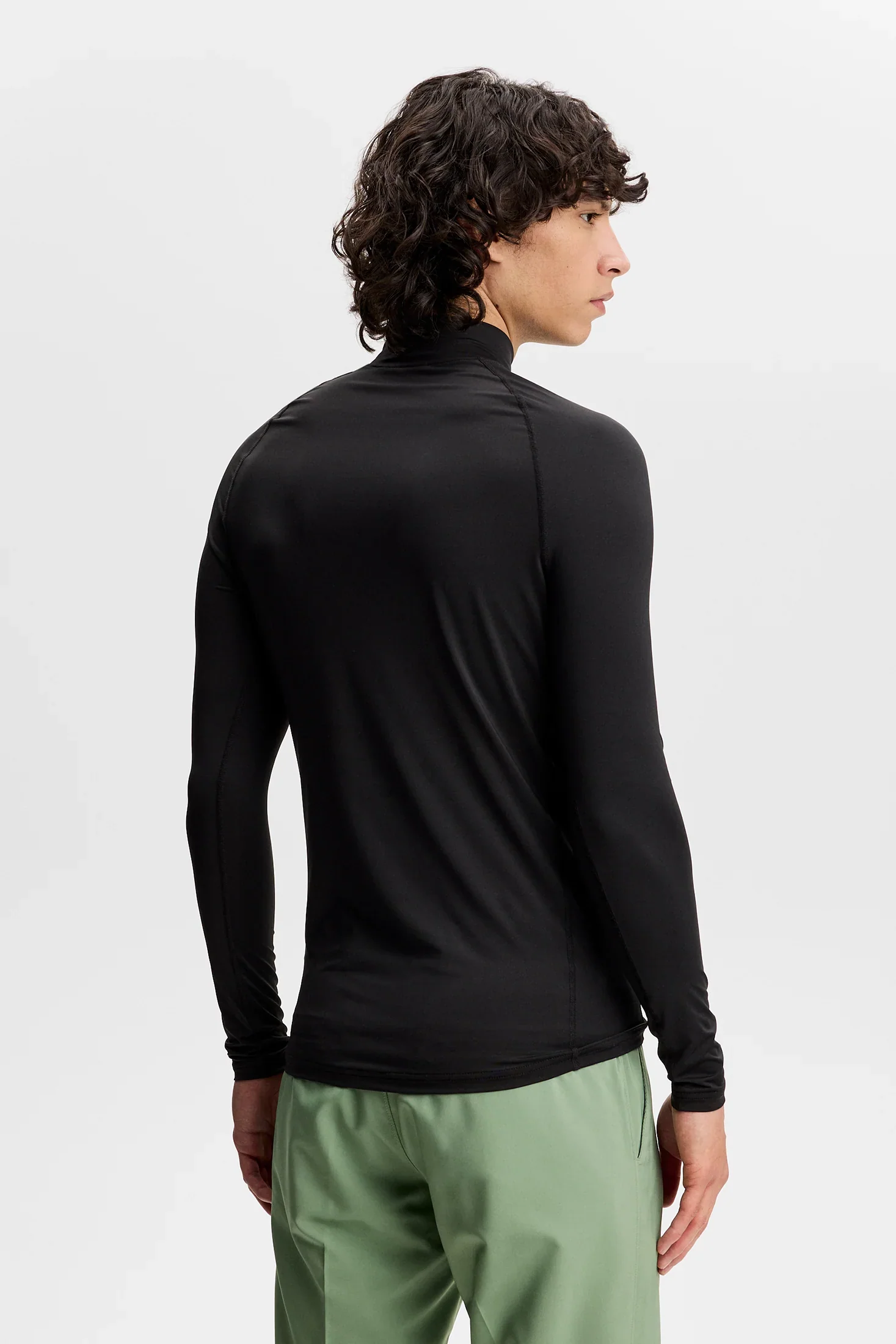 J.LINDEBERG Ello Compression Top – Men’s – Black - Image 3