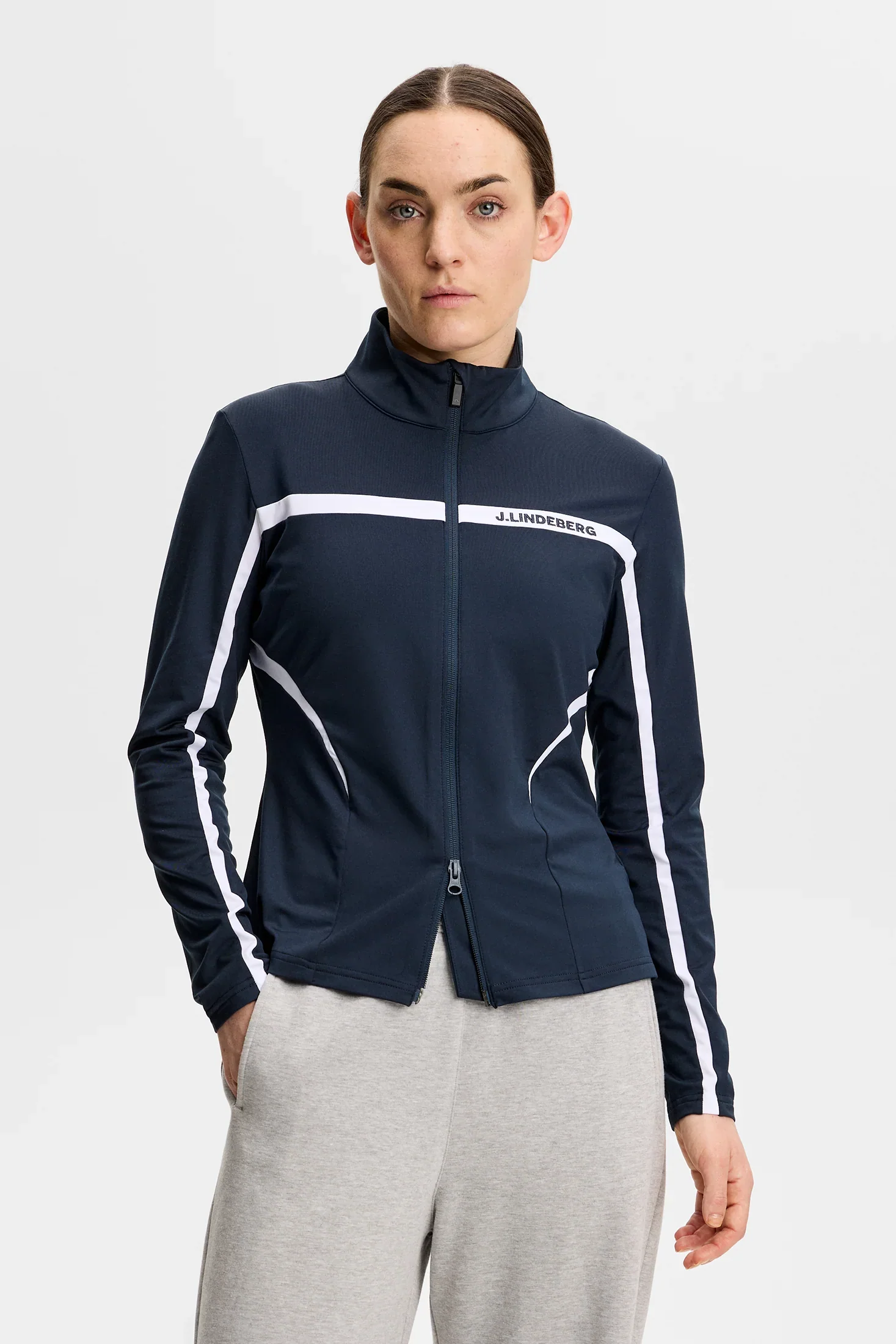 J.LINDEBERG Janice Mid Layer - Womens - JL Navy - Image 2