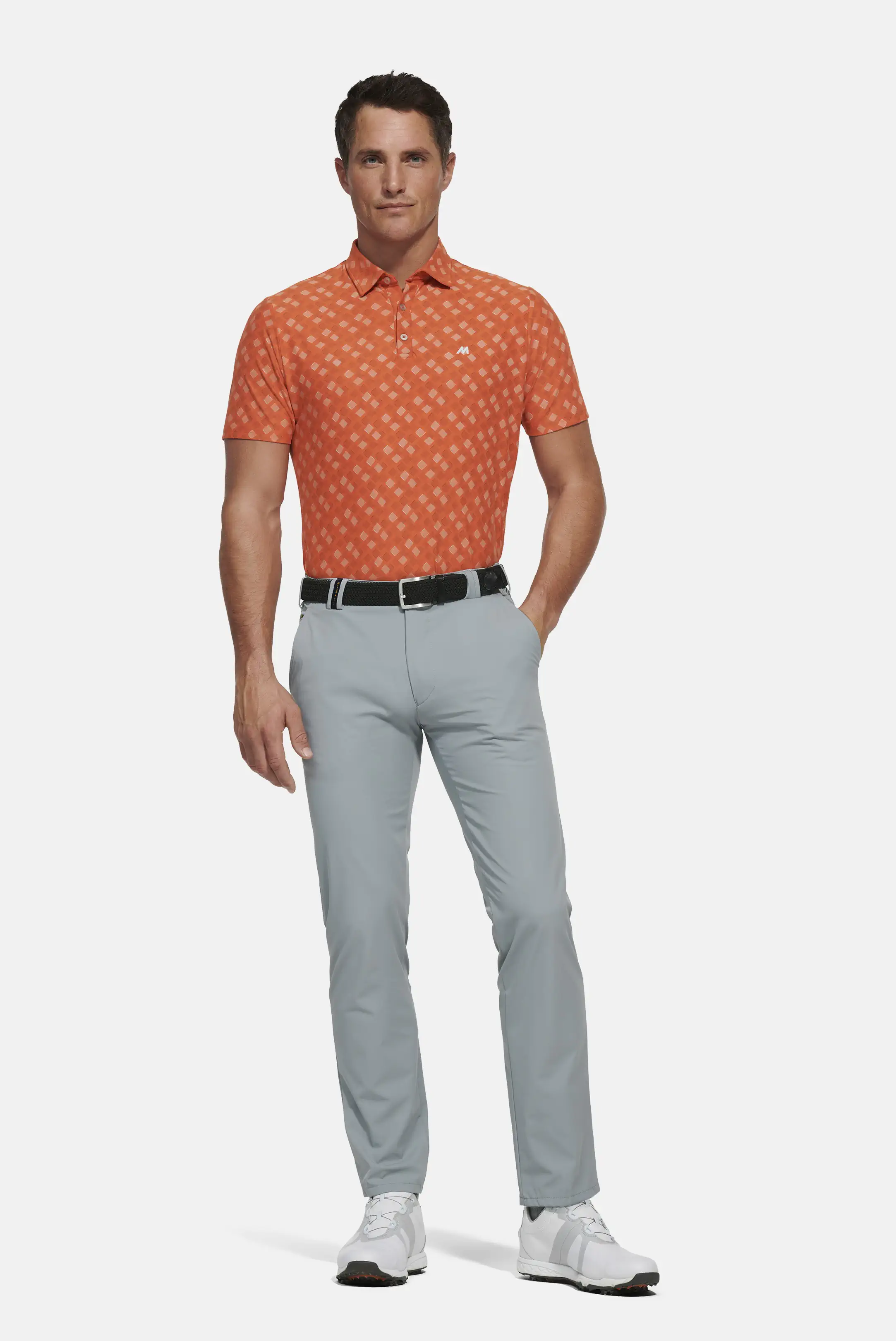 MEYER Golf Trousers - Augusta 8070 High Performance Stretch - Grey - Image 5