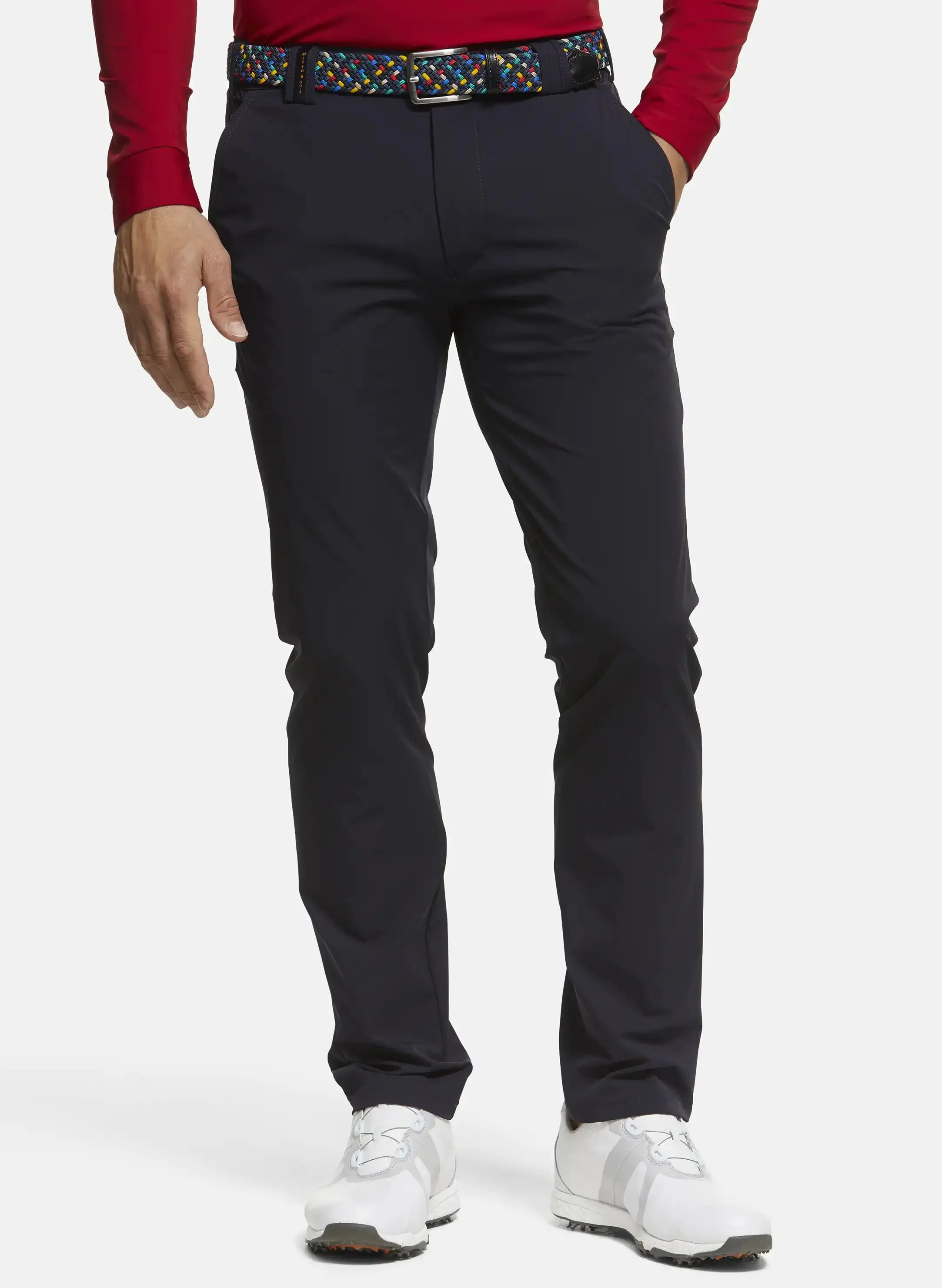 MEYER Golf Trousers - Augusta 8070 High Performance Stretch - Navy