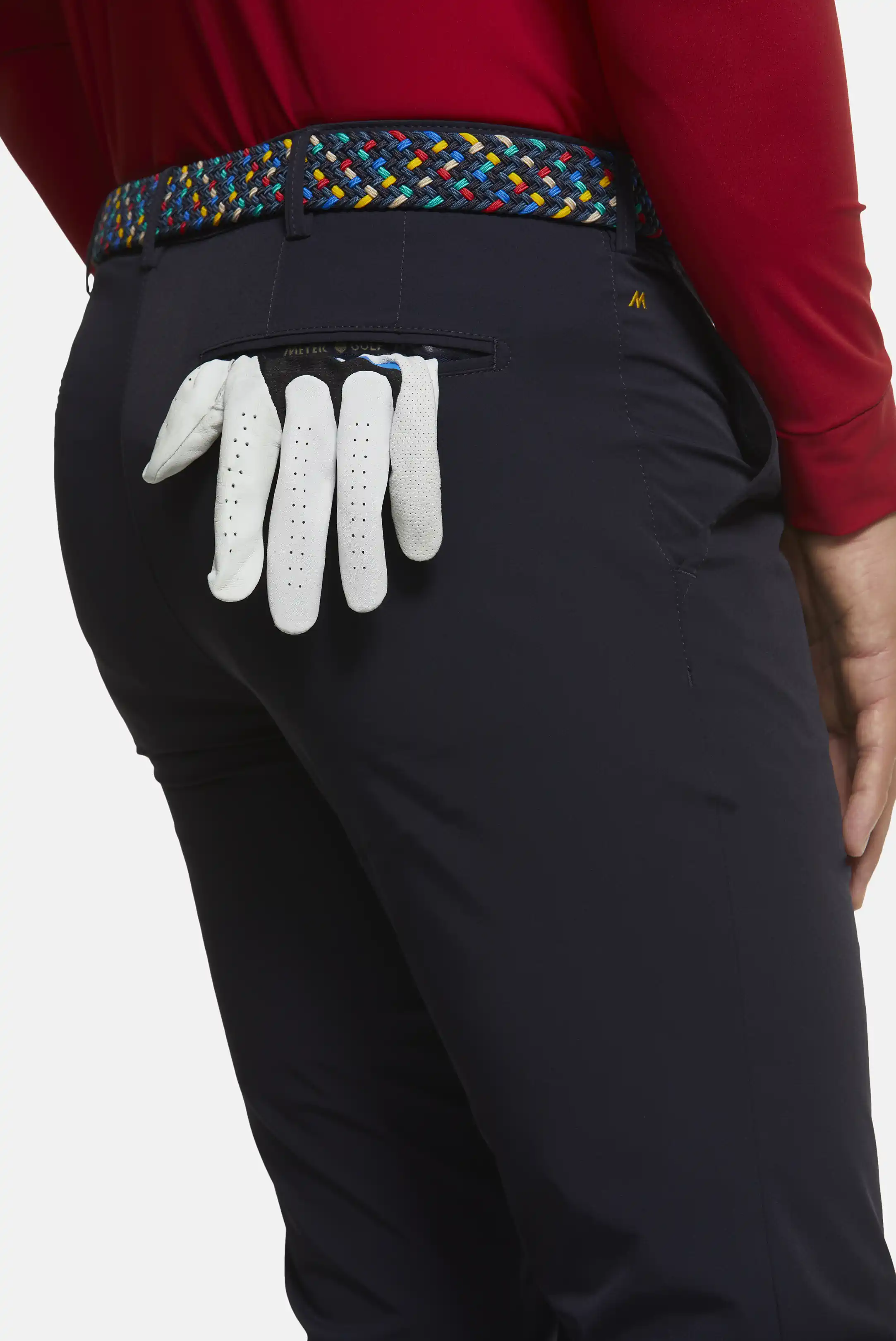 MEYER Golf Trousers - Augusta 8070 High Performance Stretch - Navy - Image 2