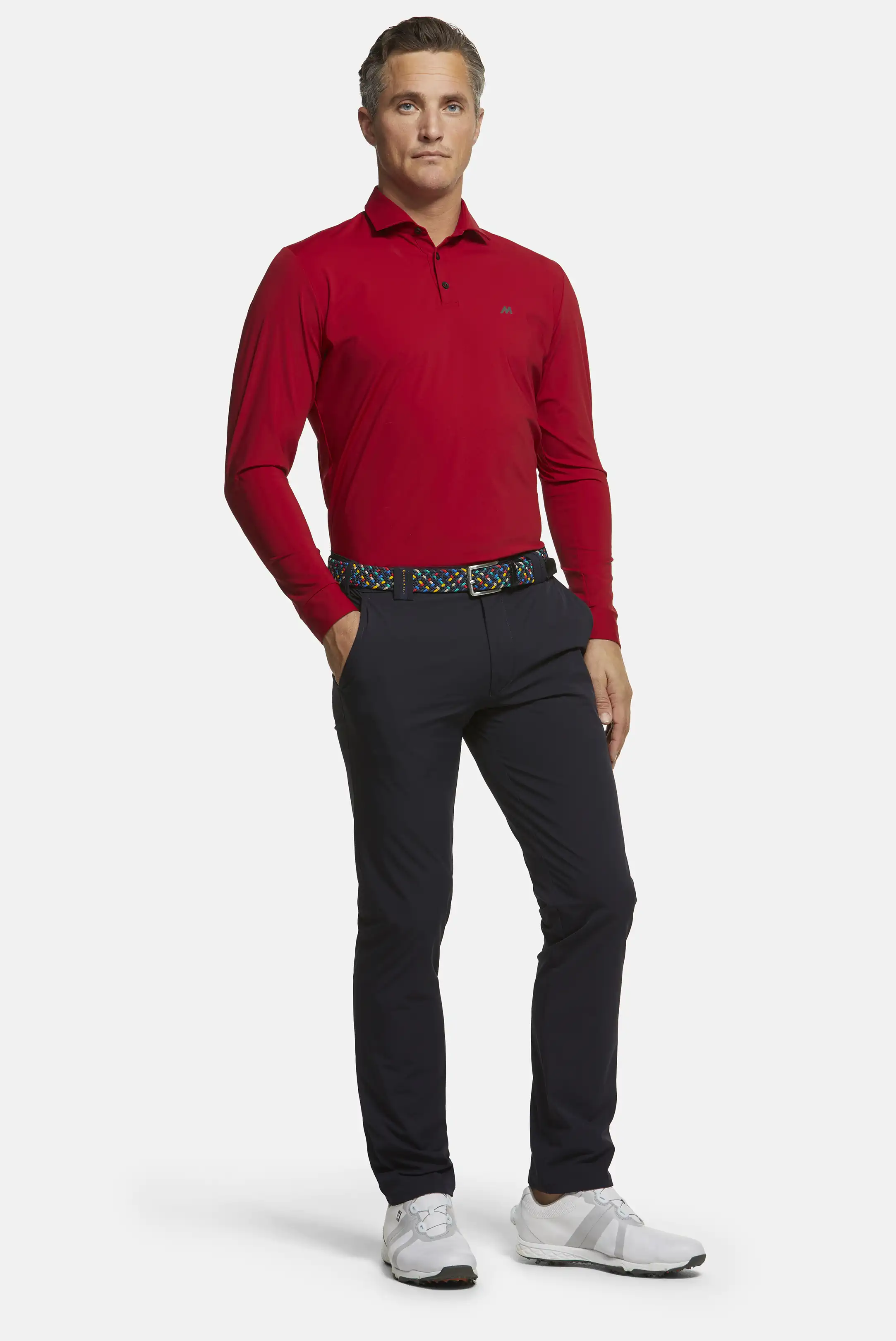 MEYER Golf Trousers - Augusta 8070 High Performance Stretch - Navy - Image 5