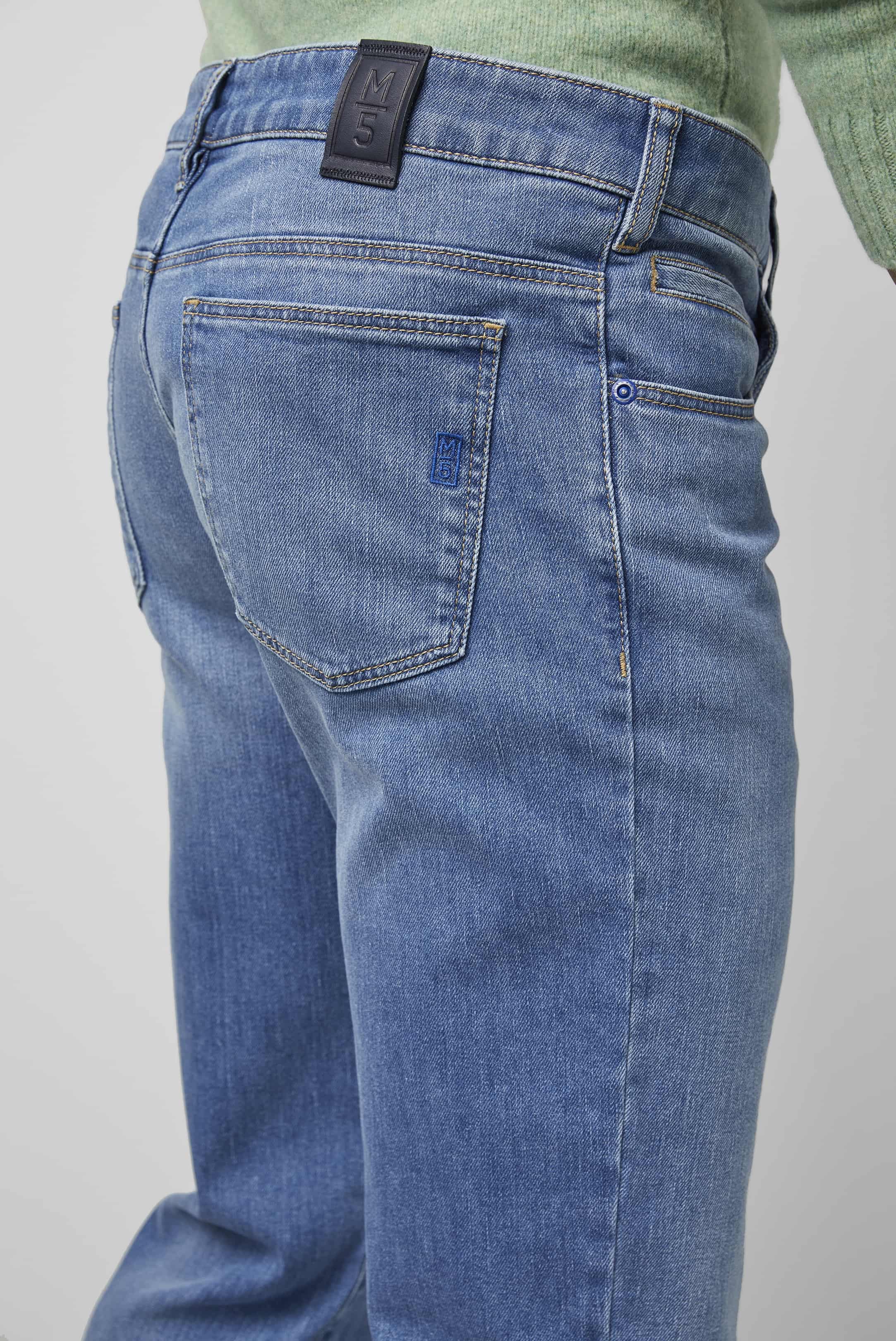 MEYER M5 Jeans - 6209 Regular Fit - Fairtrade Stretch Denim - Light Blue - Image 2