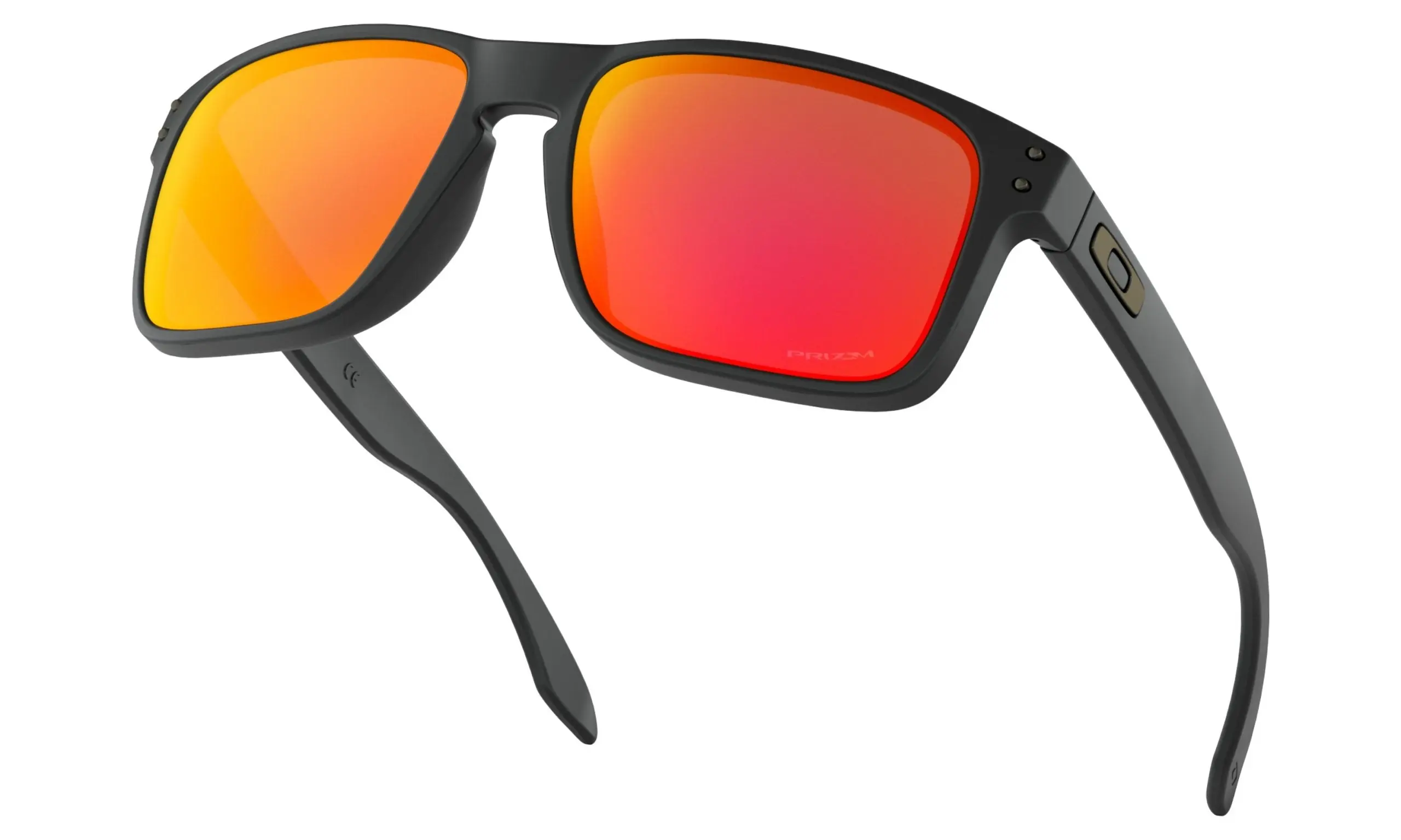 OAKLEY Holbrook Sunglasses - Matte Black - Prizm Ruby Lens - Image 5