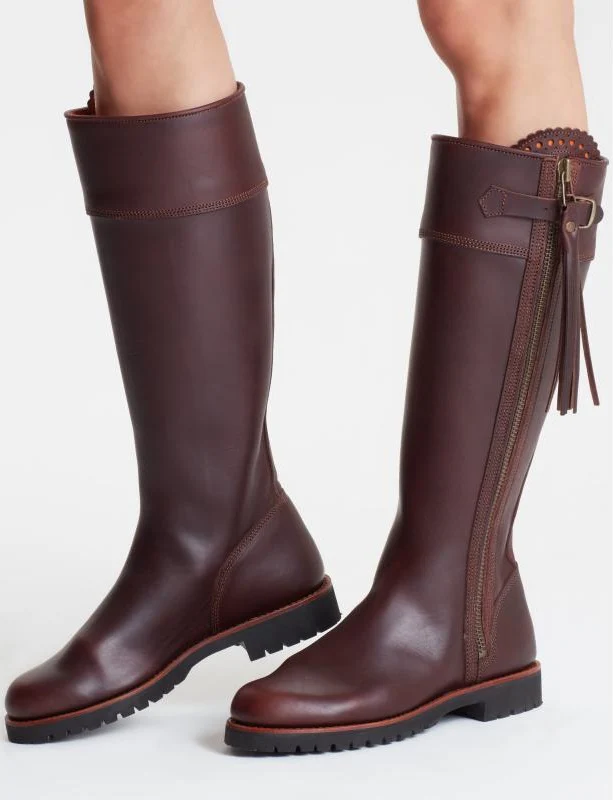 PENELOPE CHILVERS Standard Tassel Boots - Leather - Conker - Image 2