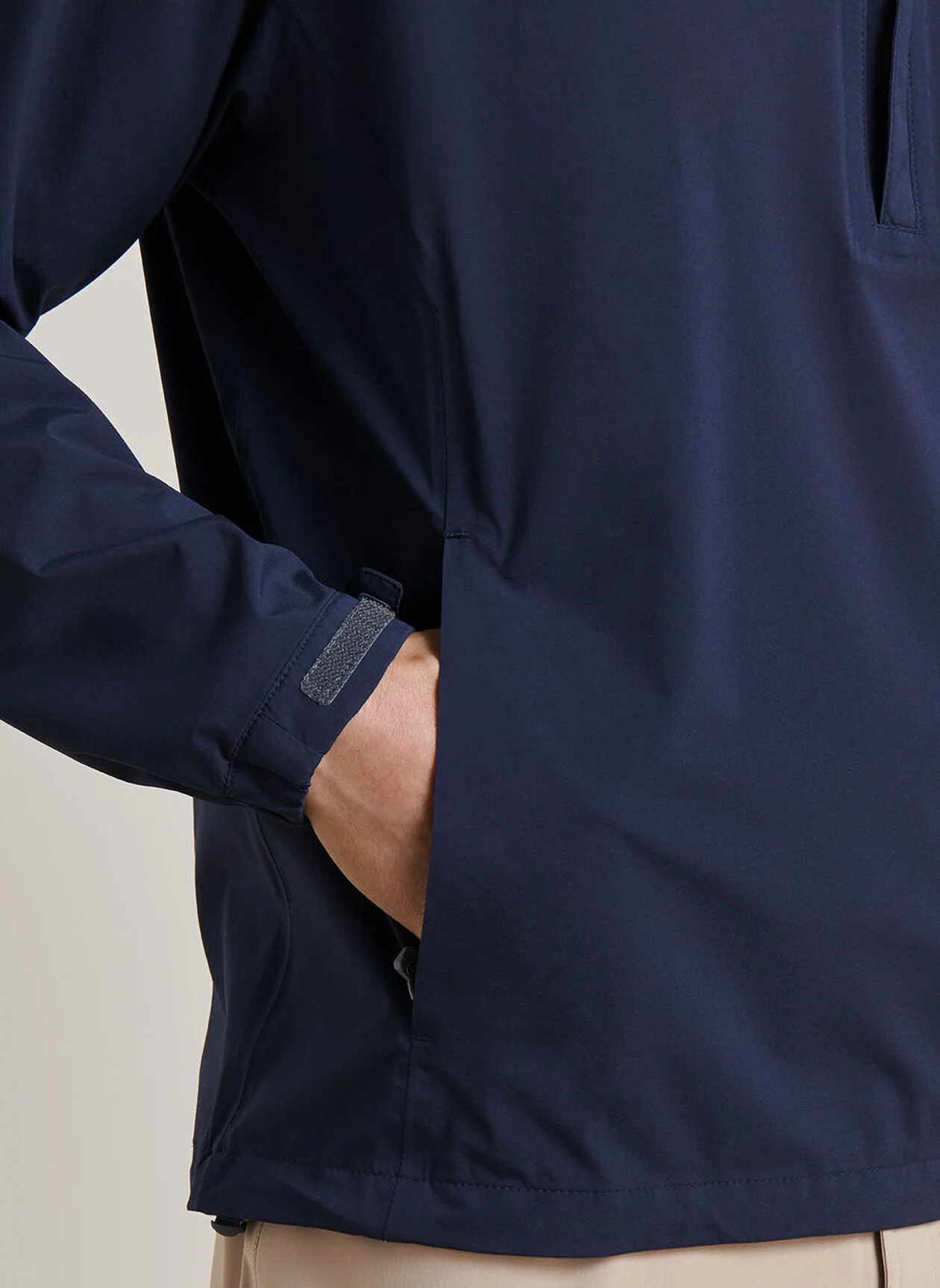 PETER MILLAR Shield Half-Zip Waterproof Rain Shell – Men’s – Navy - Image 6