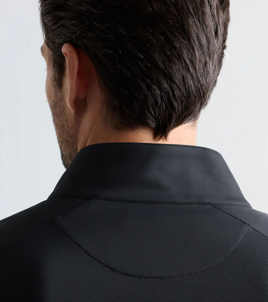 PETER MILLAR Stealth Performance Quarter Zip Sweater - Mens - Black - Image 5