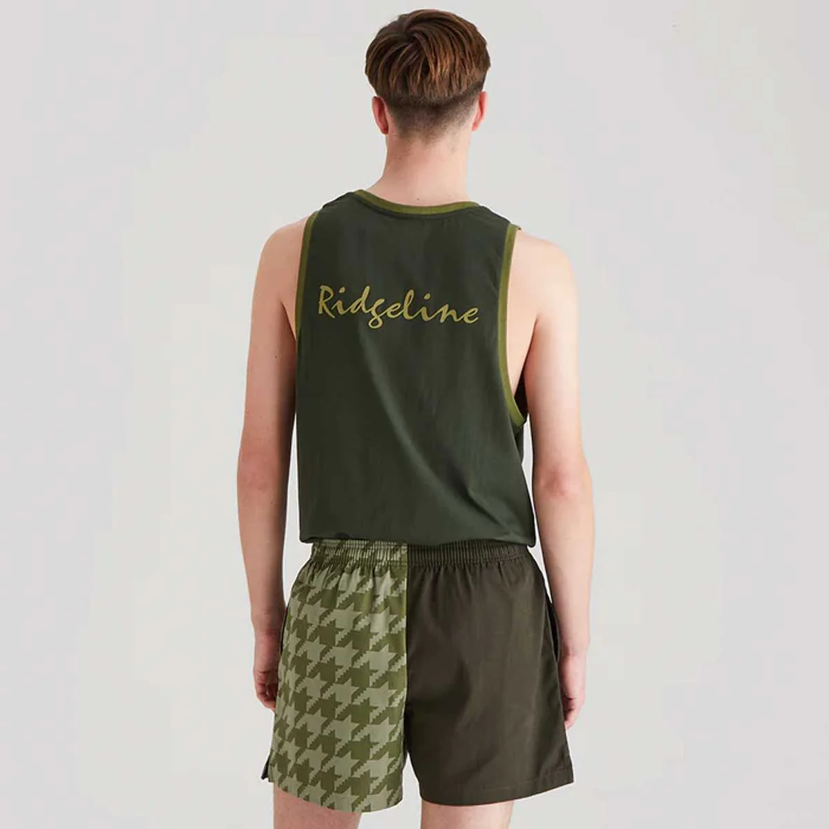 RIDGELINE Backslider Shorts - Deep Forest Print - Image 6