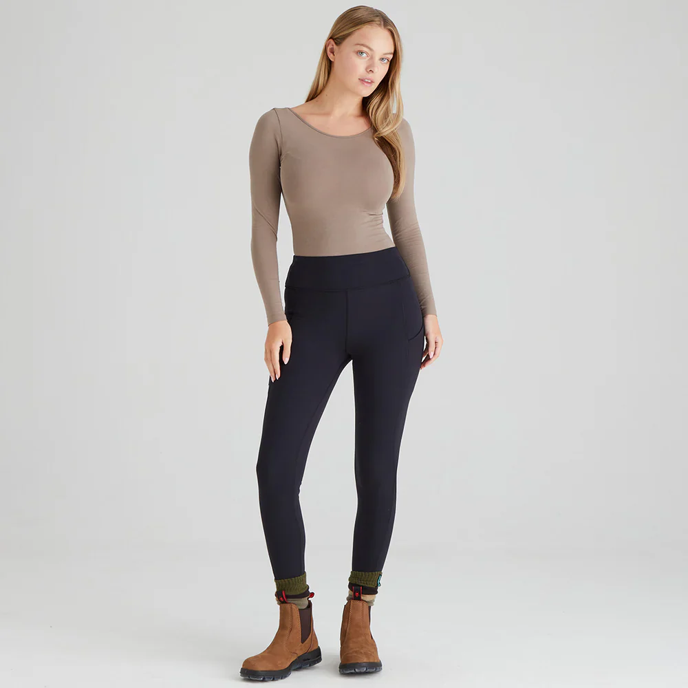 RIDGELINE Ladies Infinity Leggings - Black - Image 5