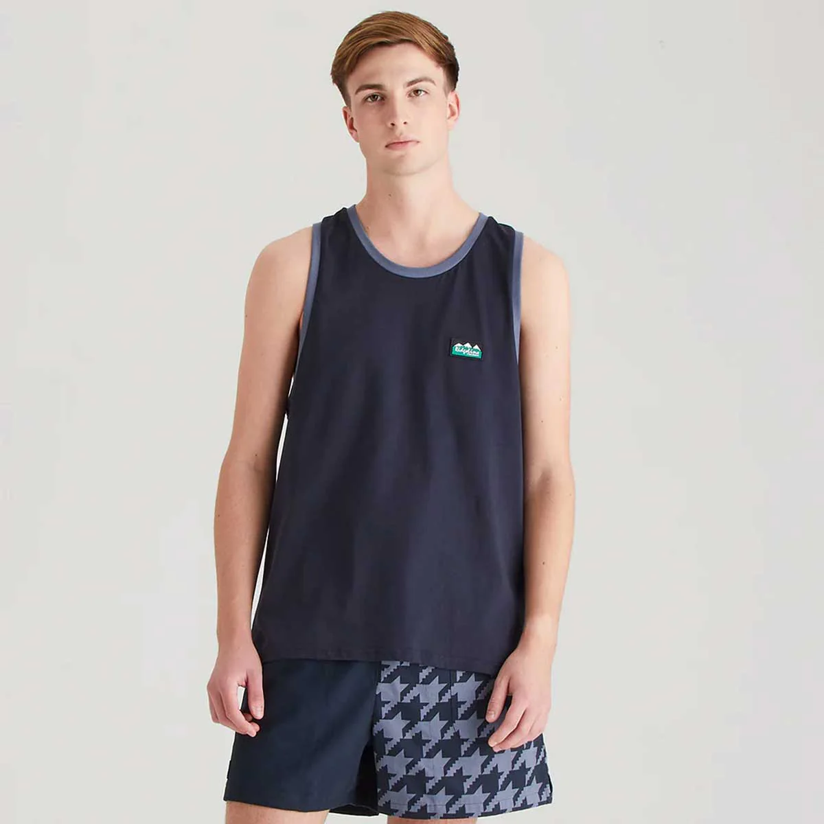 RIDGELINE Signature Singlet Top - Navy
