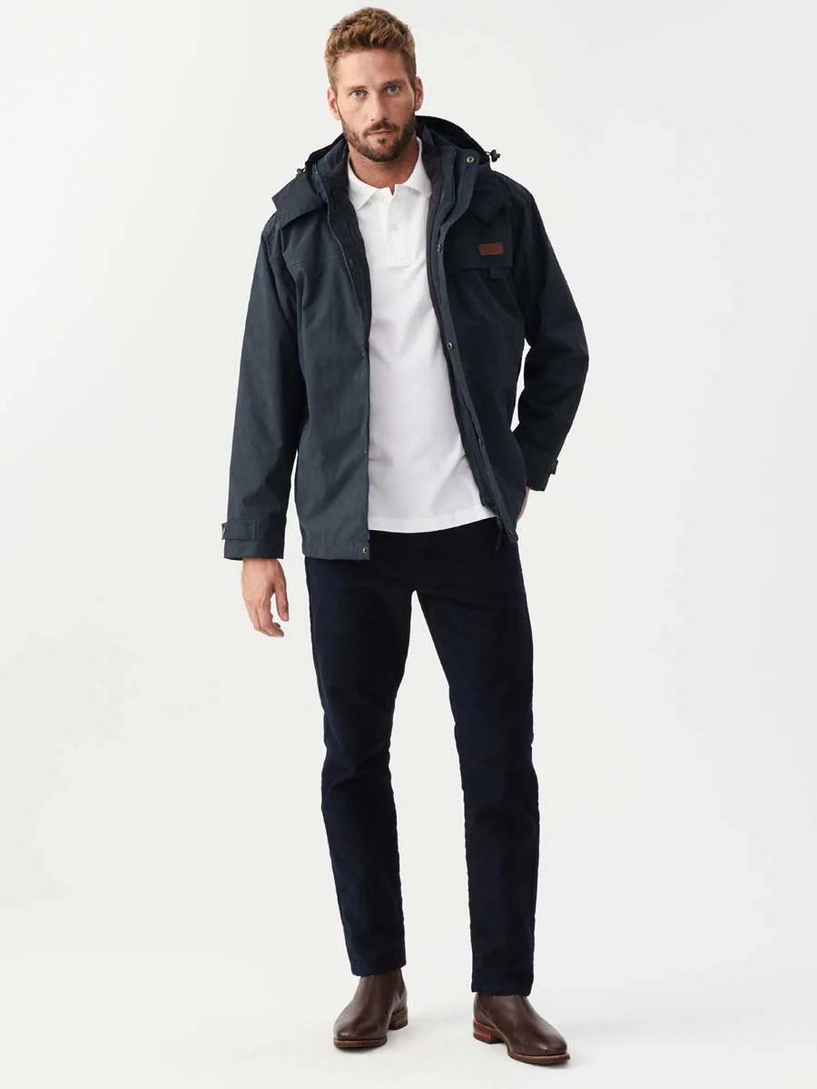 RM WILLIAMS Rockley Waterproof Jacket - Men's - Navy - Image 4