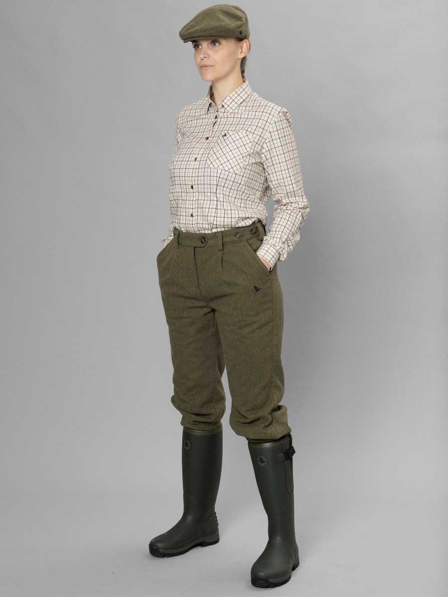 SEELAND Hillside Harriet Tweed Breeks - Women's - Moss Green - Image 2