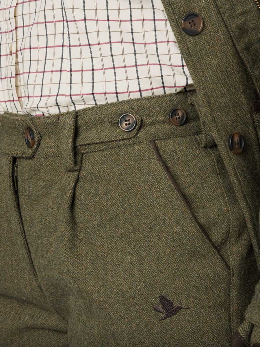 SEELAND Hillside Harriet Tweed Breeks - Women's - Moss Green - Image 4