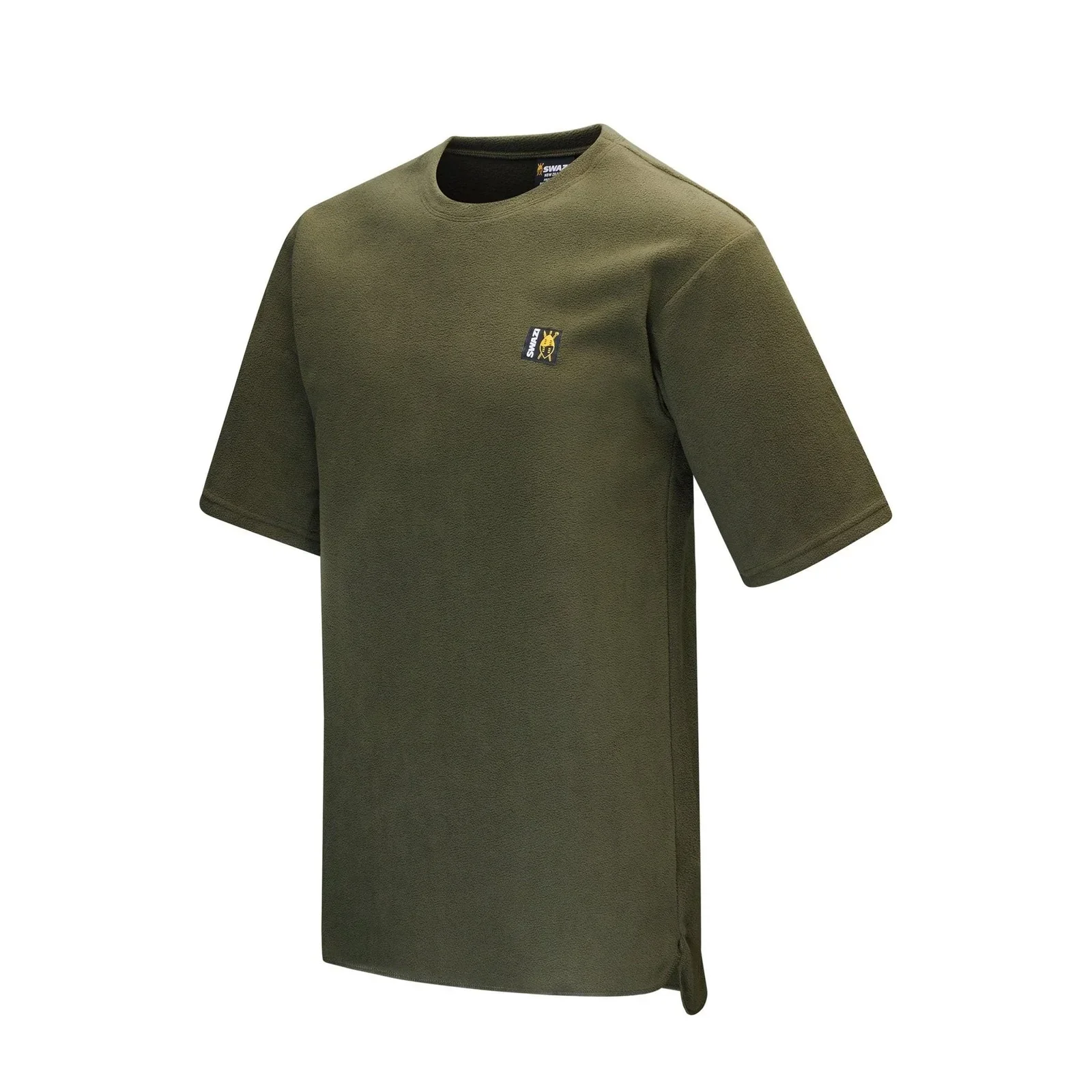 SWAZI Micro Fleece Top - Mens – Olive - Image 3