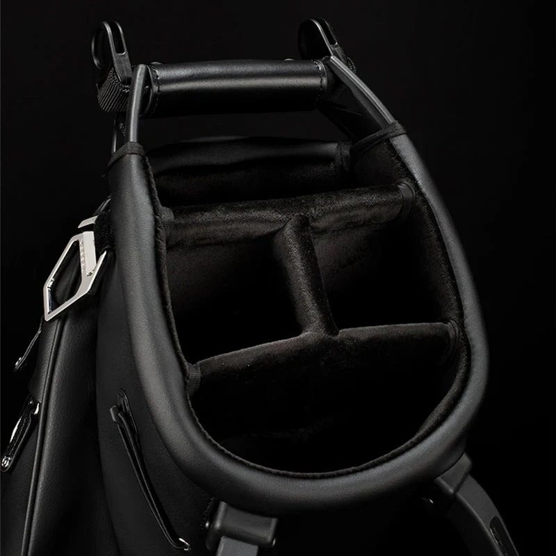 VESSEL Lux Carbon Stand Golf Bag - Pebbled White - Image 16