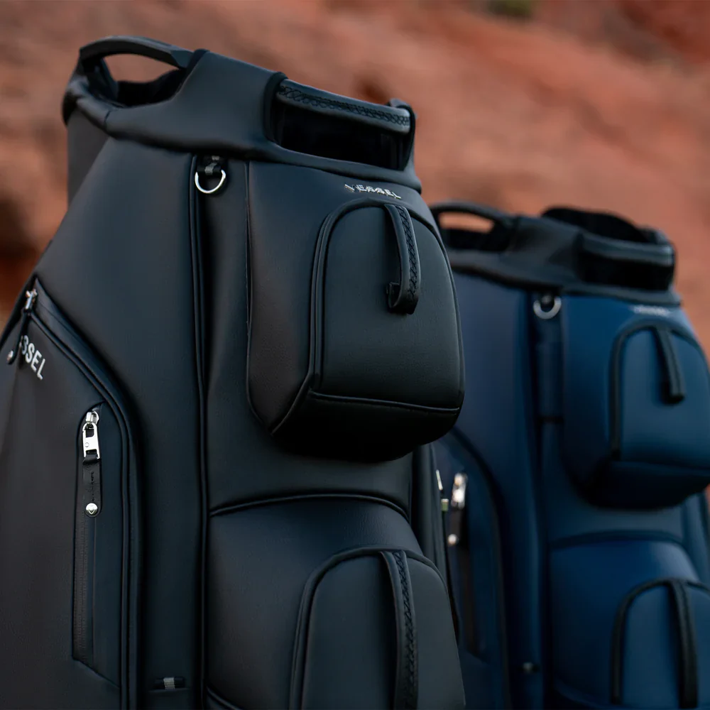 VESSEL Lux Cart II Golf Bag - Pebbled Navy - Image 7