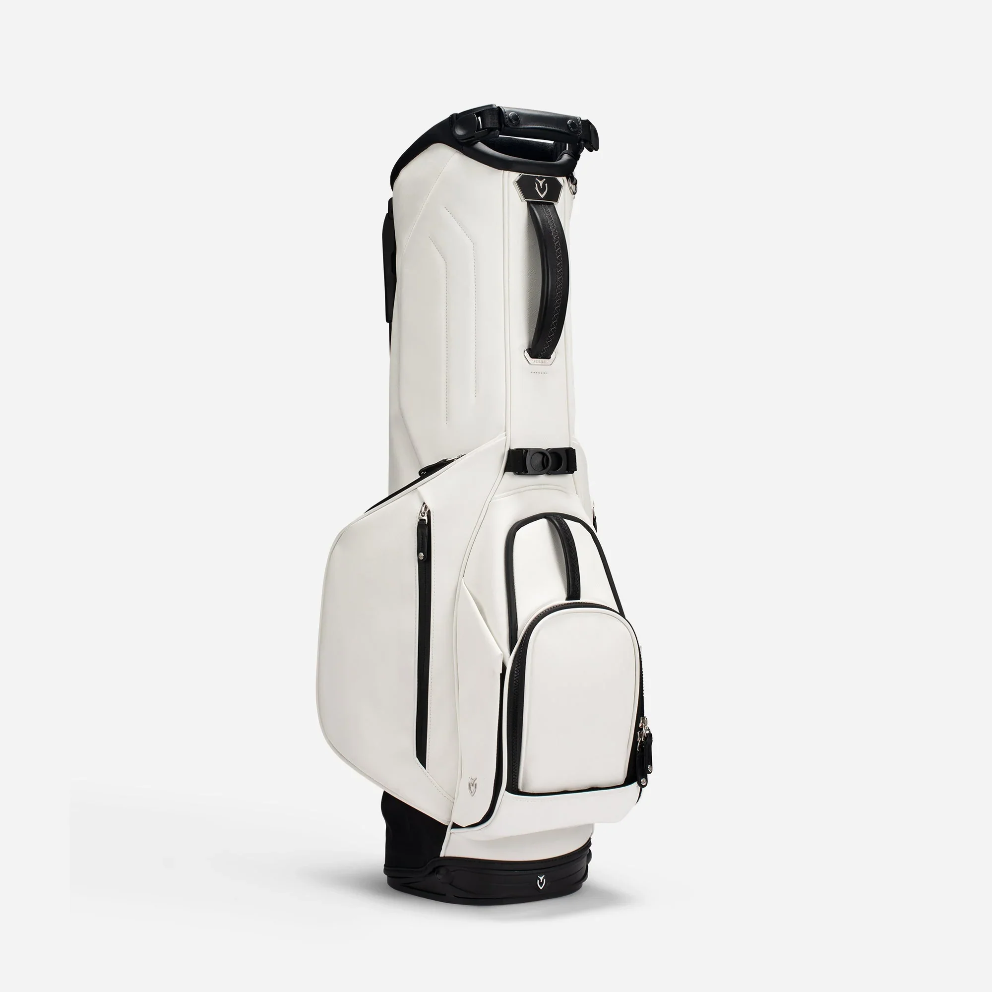 VESSEL Lux Looper Stand Golf Bag - Crosshatch White - Image 5