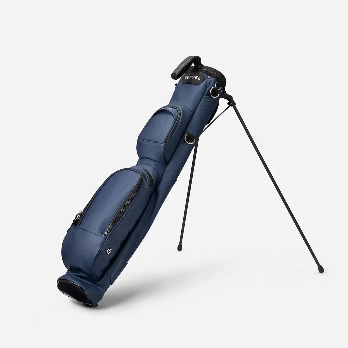 VESSEL Pencil Stand Golf Bag - Pebbled Navy - Image 3