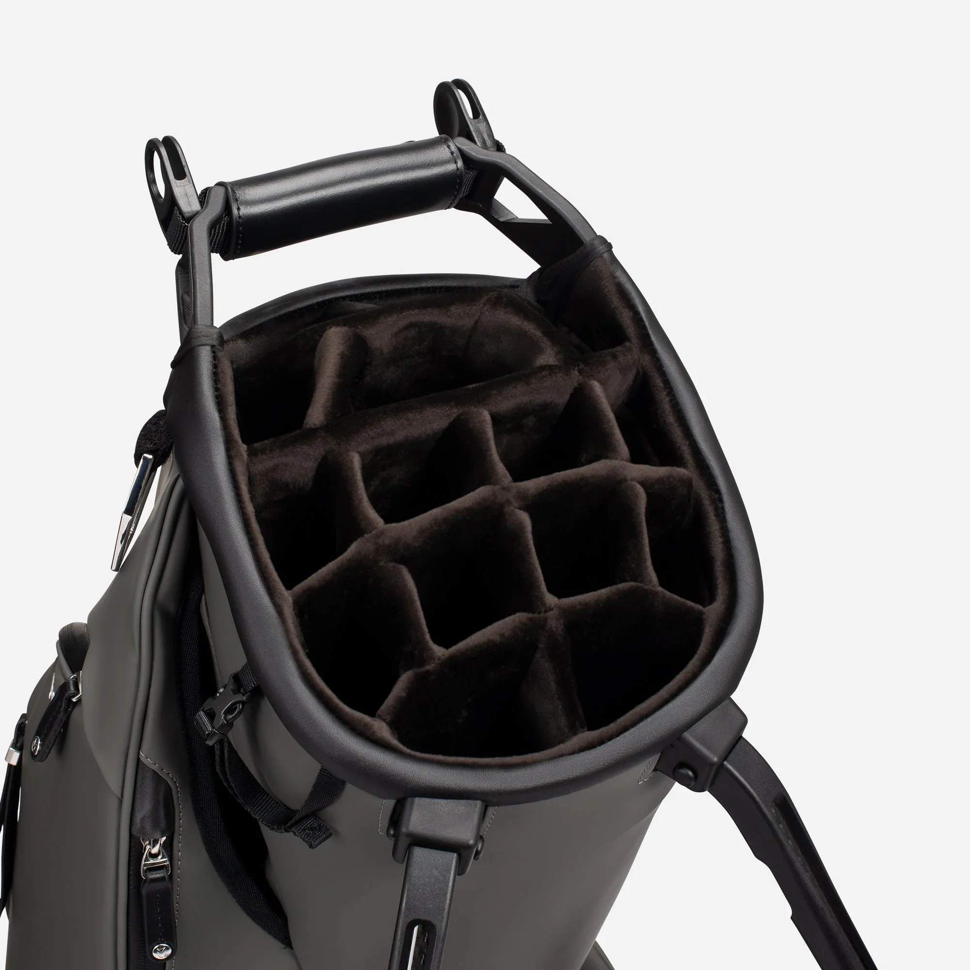 VESSEL Player V Stand Golf Bag - Pebbled Grey - Image 7