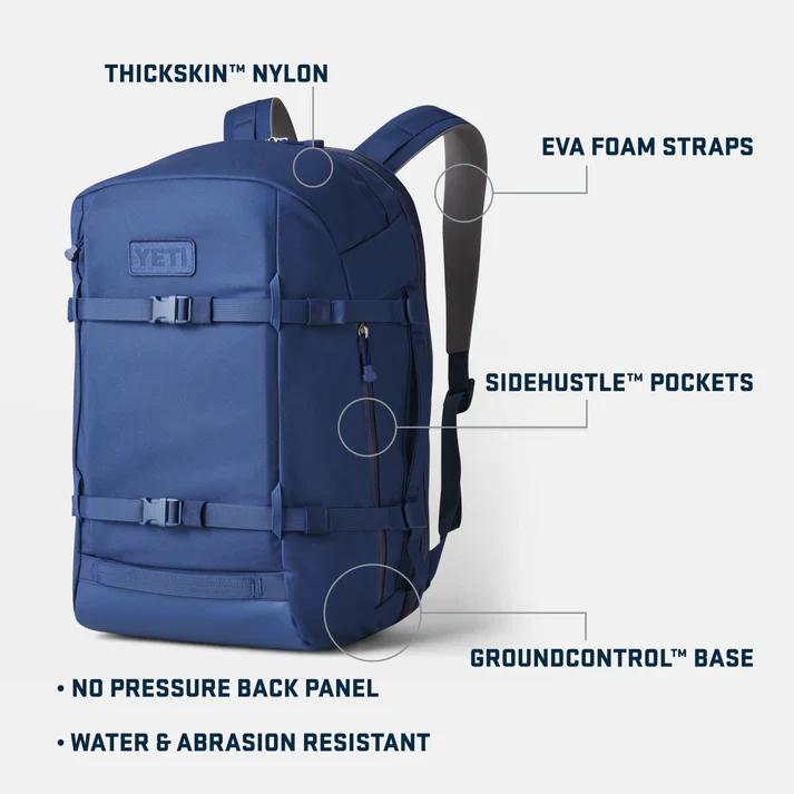YETI Crossroads Backpack 35L - Black - Image 5