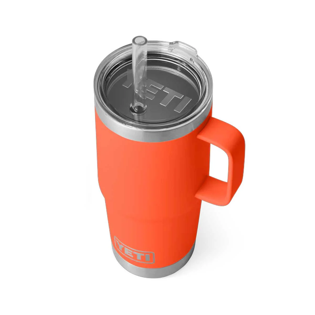 YETI Rambler 25 OZ (739ml) Straw Mug With Straw Lid - Papaya - Image 2