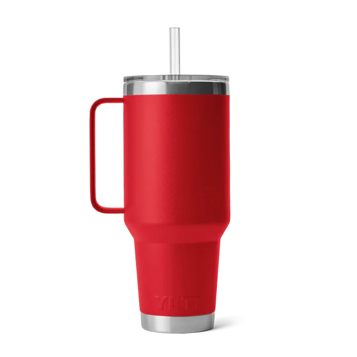YETI Rambler 42 OZ (1242ml) Straw Mug With Straw Lid - Rescue Red - Image 3