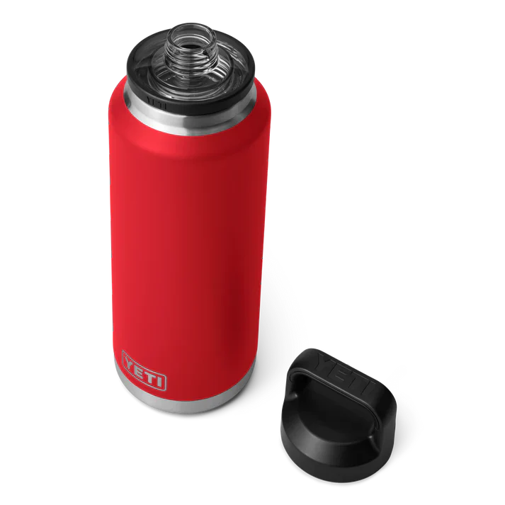 YETI Rambler 46 oz (1.4L) Bottle With Chug Cap - Rescue Red - Image 2