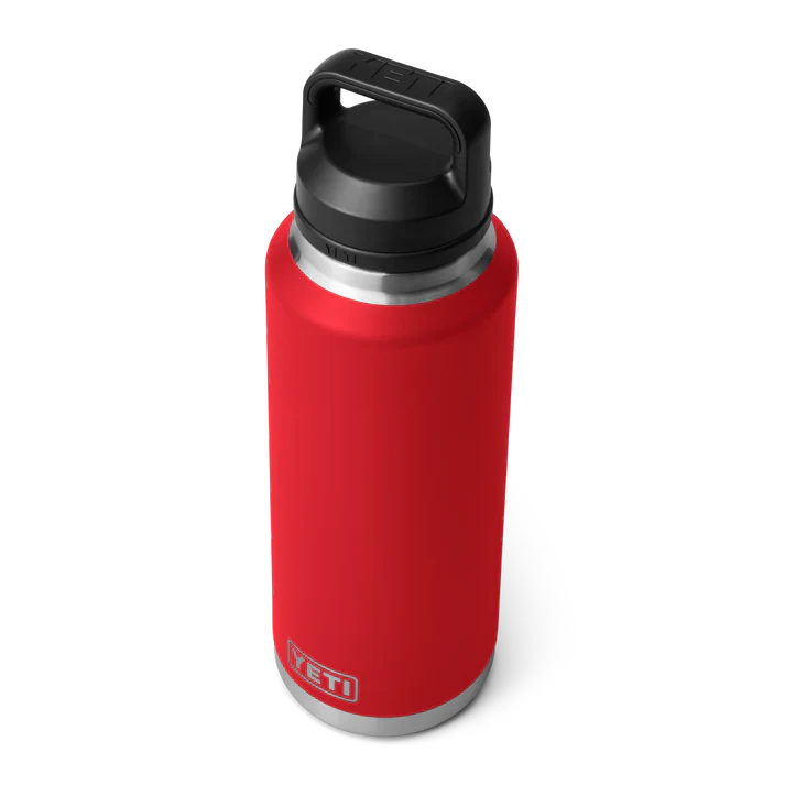 YETI Rambler 46 oz (1.4L) Bottle With Chug Cap - Rescue Red - Image 3