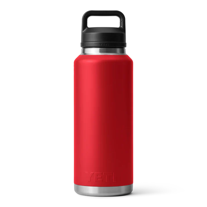 YETI Rambler 46 oz (1.4L) Bottle With Chug Cap - Rescue Red - Image 4