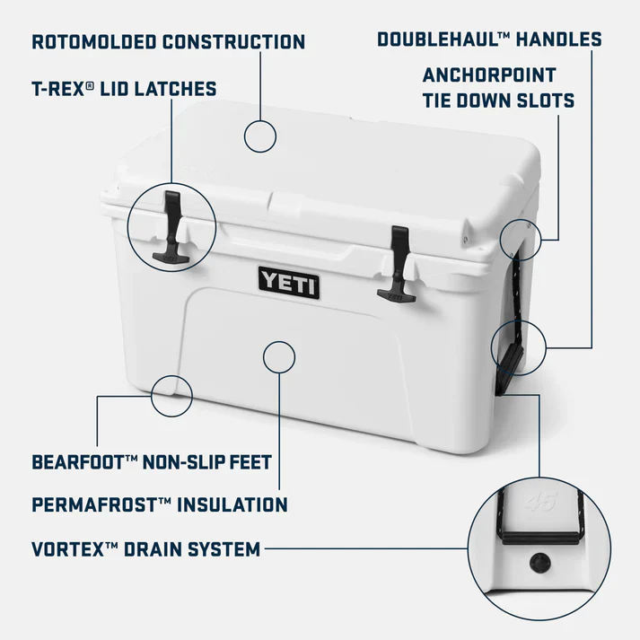 YETI Tundra 45 Heavy Duty Cooler Box - Tan - Image 4